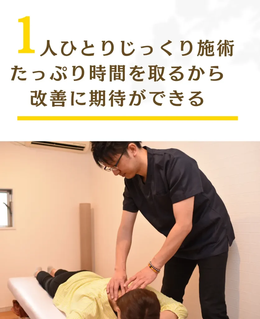 完全予約制でお一人おひとりにしっかり時間を確保するご案内 1時間待って5分診察では解決しない方へ